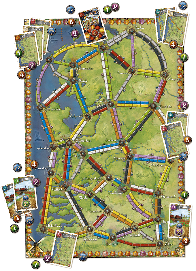 Ticket To Ride: Ext. - Map 