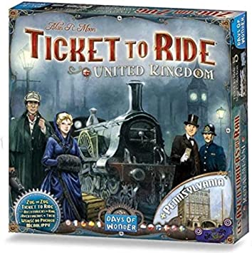 Ticket To Ride: Ext. - Map #5 - United Kingdom / Pennsylvania