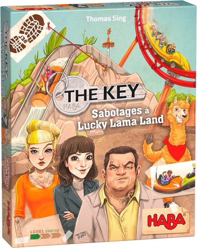 The Key: Sabotages à Lucky Lama Land - Boîte imparfaite, jeu neuf (50%)